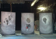 Dreh-Rollwände Kinder des Olymp